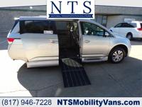 HONDA ODYSSEY EX-L WHEELCHAIR HANDICAPPED MOBILITY POWER RAMP VAN Irving, TX - Image 2