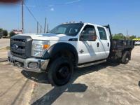 2013 Ford F550 Crew cab DRW 11 ft by 7.5 ft flat bed goose 6.7 diesel pasadena