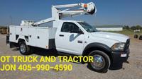 2012 Dodge Ram 4500 40ft Cable Telcom Fiber Bucket Truck 6.7L Diesel S Manning Rd El Reno, Ok / N.E.Corner of I-40 & Manning