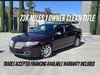 Clean 1 Owner 2011 Lincoln MKZ 73K Miles Fully Loaded Clean Title Star Yelp Rating - Financing Available