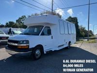2006 CHEVROLET G30 SHUTTLE BUS / RV V8 6.6L DURAMAX DIESEL 84,000 MI US HWY 19 N TARPON SPRINGS, FL 34689
