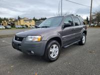 2002 FORD ESCAPE XLT 4X4 LOW MILES 1 OWNER Lynnwood