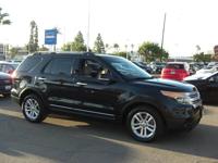 2015 Ford Explorer XLT loaded all records 3rd row rear cam black/gray Escondido