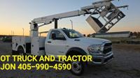 2022 Dodge Ram 5500 4wd 39ft Cable Placer Posi Plus 700-40 Bucket Truc S Manning Rd El Reno, Ok / N.E.Corner of I-40 & Manning