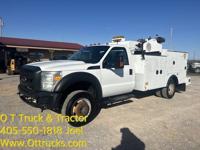 2015 Ford F550 4x4 Utility Crane Service Truck IMT 3203I Vanair Crane S Manning Rd El Reno, Ok / N.E.Corner of I-40 & Manning - Image 2