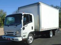 2021 ISUZU NPR HD 14ft BOX TRUCK CARGO VAN WORK TRUCK WITH LIFT GATE NORTH PHOENIX