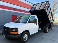 2014 GMC SAVANA G3500HD GAS 50K.MI.12FT.DUMP NEW BUILD+LIFT TRUCK*SALE PORTLAND OREGON - Image 4