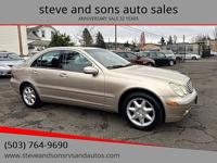 2002 Mercedes-Benz C-Class C 240 4dr Sedan 6 speed manual (6215 SE 82