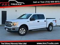 2018 Ford F150 F-150 XLT Super Crew 4WD 5.0L 1-Owner WARRANTY! NO RUST HOUSTON TX FREE SHIPPING UP TO 1,000 MI (.80c / MI ADD