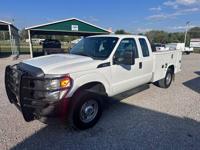 2015 FORD F350 EXT CAB GAS 4WD SRW W/ SERVICE UTILITY BED NOBLE