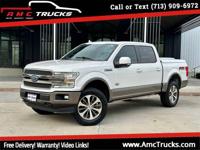 2018 Ford F-150 F150 Super Crew King Ranch 3.5L.FX4 4x4 Car Fax NO RUST Houston TX FREE SHIPPING UP TO 1,000 MI ).80c / MI ADD