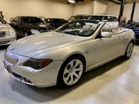 2007 BMW 650i Convertible in Mineral Silver Metallic CLEAN Carfax Scottsdale - Image 2