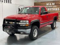 2001 Chevrolet Chevy Silverado 2500 LS Regular Cab 4X4 / 6.0L V8 / LONG BED /ZER + MM Investment Cars-Gladstone / WE SHIP NATIONWIDE