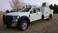 2018 Ford F-550 4wd 7500lb 30ft Crane Ext Cab Mechanics Truck 6.7L PTO W Hefner Rd El Reno, Ok 73036 - Image 3