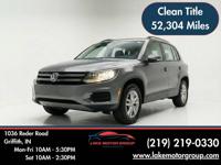 2017 Volkswagen Tiguan S Gray/Black Low 52k Miles Turbo Car Play Griffith - Image 2