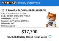 2015 Toyota Tacoma Pre Runner - Image 4