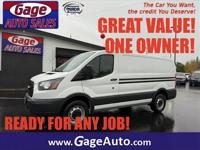 2017 Ford Transit 250 SWB Low Roof Cargo Van w/60/40 Passenger Side D Est. payment OAC†