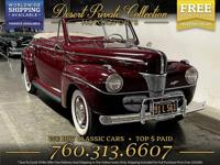 1941 Ford Super Deluxe Convertible that's priced BELOW KBB Desert Private Collection (760) 313-6607