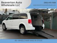 2017 Dodge Grand Caravan - WHEELCHAIR VAN / REAR LOAD / 63K MILES! Wheelchair Van In Beaverton - Image 2