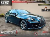 /mo - 2014 Lexus IS 250 F Sport WE FINANCE ALL CREDIT! DRIVE TODAY CALL (480) 573-7661 ULTIMATE POWERSPORTS - Image 8