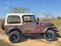 Jeep CJ7, 1 owner, 78k mile, orig paint, hardtop & doors Waller - Image 5