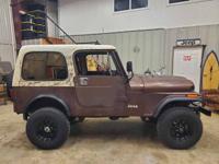 Jeep CJ7, 1 owner, 78k mile, orig paint, hardtop & doors Waller - Image 7