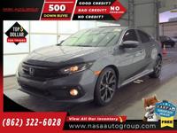 2019 Honda Civic Sedan Sport CVT The price in this ad is the downpayment