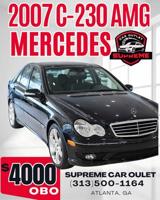 2007 MERCEDES C230 AMG city of atlanta