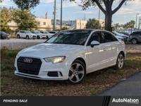 2018 Audi A3 Sedan Premium AUTONATION Call (904) 637-7794 to confirm availability - January 21st