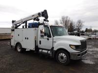 2013 International Terra Star Utility Mechanic Crane Service Truck seattle - Image 2