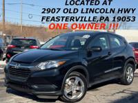 2018 HONDA HRV AWD ONE OWNER GREAT ON GAS RUNS GREAT FINANCE WARRANTY FEASTERVILLE