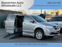2017 Dodge Grand Caravan Wheelchair Van - SWIVEL SEAT / EZ LOCK!!! Wheelchair Van In Beaverton