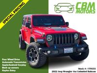 2022 Jeep Wrangler 4xe Unlimited Rubicon**EZ FINANCING -LOW DOWN ! BAD CREDIT-NO CREDIT-FIRST TIME BUYER-NO PROBLEM! 👌