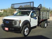 2019 FORD F450 REG CAB 12FT STAKE BED FLATBED WORK TRUCK NORTH PHOENIX