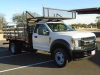 2019 FORD F450 REG CAB 12FT STAKE BED FLATBED WORK TRUCK NORTH PHOENIX - Image 8