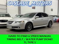 2008 ACURA TL TYPE S * 6 SPEED MANUAL* TIMING BELT DONE! wrx gti si gt CASCADE MOTORS