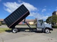 2018 HINO 258A 16FT CHIPPER DUMP TRUCK **BRAND NEW BODY** SAN FRANCISCO