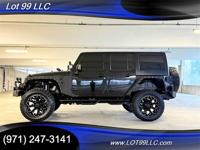 2016 Jeep Wrangler 4x4 4WD Unlimited Sport S 106k Lifted Hard Top Winc Lot 99 LLC A