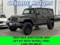2015 JEEP WRANGLER UNLIMITED SPORT 4X4 LIFTED *LOW 94K MILES* 4runner CASCADE MOTORS - Image 2