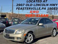 2010 MERCEDES BENZ C300 AWD VERY CLEAN RUNS STRONG WARRANTY FEASTERVILLE