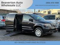 2016 Chrysler Town & Country Touring - WHEELCHAIR VAN / HAND CONTROLS! Wheelchair Van In Beaverton - Image 2