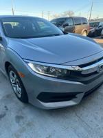 2017 Honda Civic LX — Gray — 69k Miles — Runs Perfect Houston - Image 4