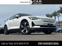2024 Polestar 2 hatchback Snow Metallic CALL 619-345-3175 FOR AVAILABILITY