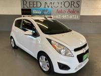 2015 CHEVROLET SPARK LS - 37,000 MILES - WHITE PHOENIX