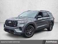 2025 Ford Explorer ST 4x4 4WD Certified SUV AUTONATION Call (904) 329-7804 to confirm availability - February 21st