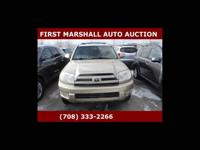 2003 Toyota 4 Runner -Auction Pricing + First Marshall Auto Auction
