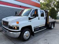 2004 GMC KODIAK C4500HD CREW CAB DIESEL 121K.MI.FLAT BED TRUCK**SALE** PORTLAND OREGON - Image 3