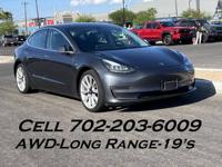 2018 Tesla Model 3 Long Range All Wheel Drive..............Clean Title Las Vegas - Image 3