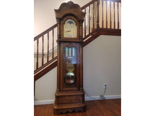 Howard Miller Grandfather Clock Solid Oak