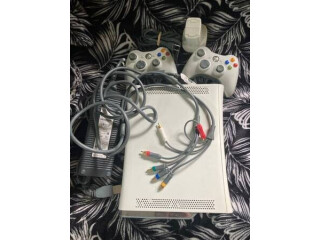 XBOX 360 with two controllers